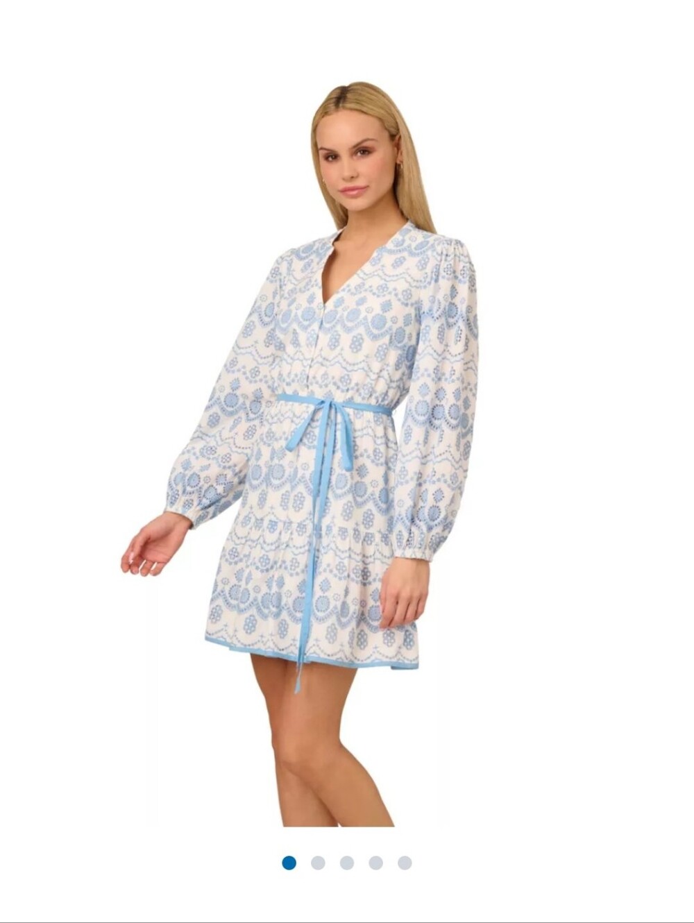 Adrianna By Adrianna Papell Flounce Hem Short Dress